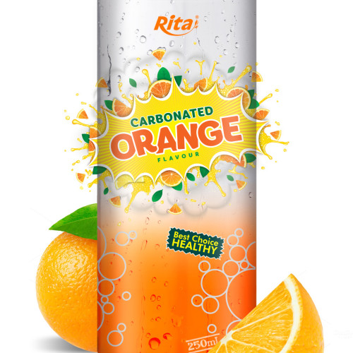 250ml Canned Carbonated Orange Drink